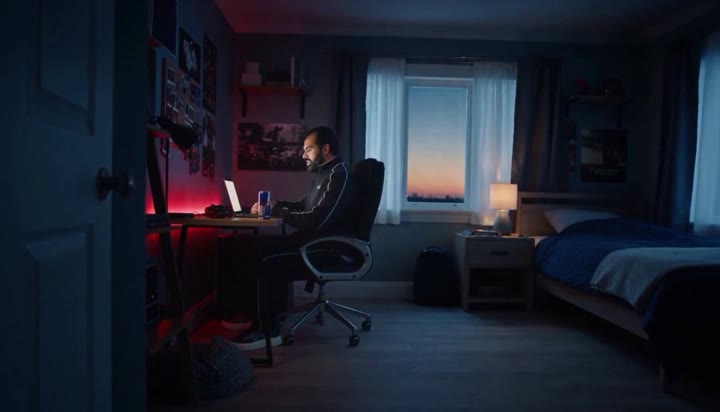 Bull in the bedroom drink ad recast video still
