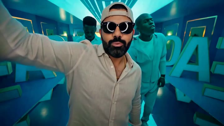 Neon tunnel music video recast video still